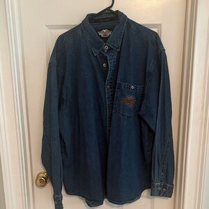 Harley-Davidson Dark Blue Denim Shirt